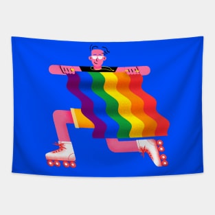 Wave your Rainbow Tapestry