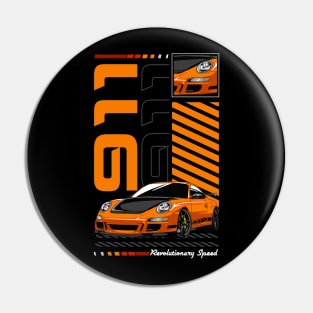 Iconic 911 GT3 RS Car Pin