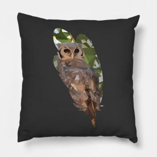 Feathered Owl Pillow