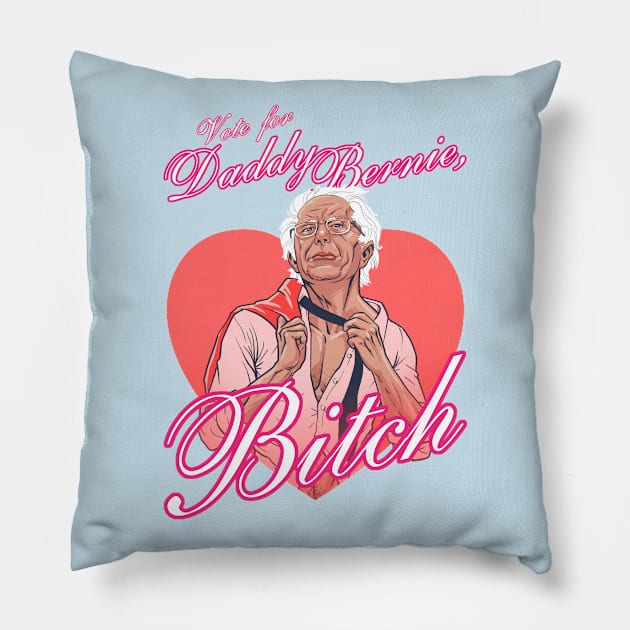 Bimbo Bernie Pillow by DSTRBO