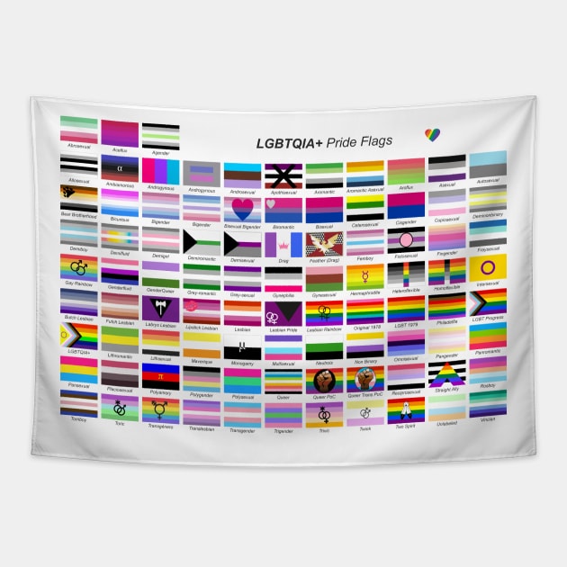 all pride flags Tapestry by YooY Studio