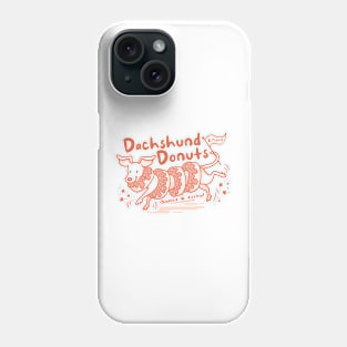 Dachshund Donuts - Sweet & Tasty! Phone Case