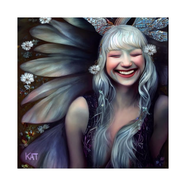 White Flower Faerie by KimTurner