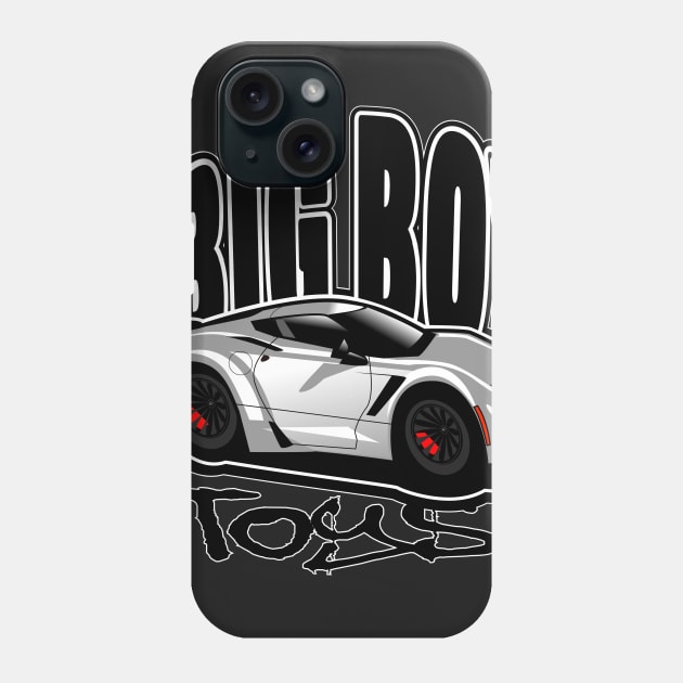 Big Boy Toys Vette Phone Case by Spikeani