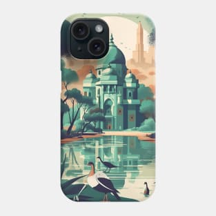 Mosque near the lake Phone Case