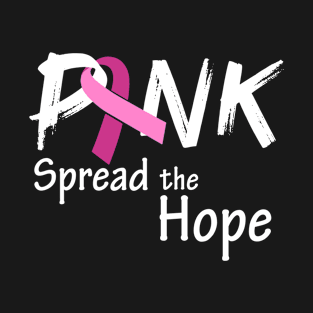 Breast Cancer Awareness Spread The Hope Gift Design T-Shirt