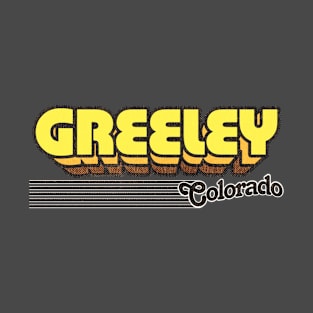 Greeley, Colorado | Retro Stripes T-Shirt