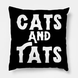 Cats And Tats Pillow