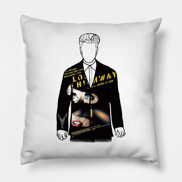 Lost Highway directed by David Lynch Pillow by Youre-So-Punny