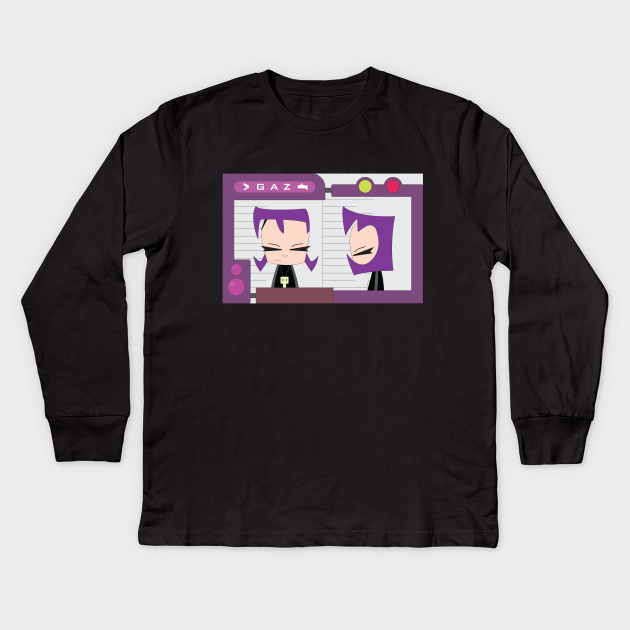 Invader Zim Gaz Gaz Kids Long Sleeve T Shirt Teepublic Invader zim hardcover book 4: teepublic