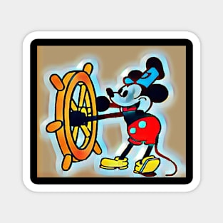 steamboat willie Magnet