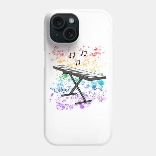 Piano Keyboard Rainbow Colours Pianist Musician Phone Case