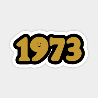 1973 Smiley face Birthday Magnet