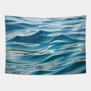 Shift - lake water painting Tapestry