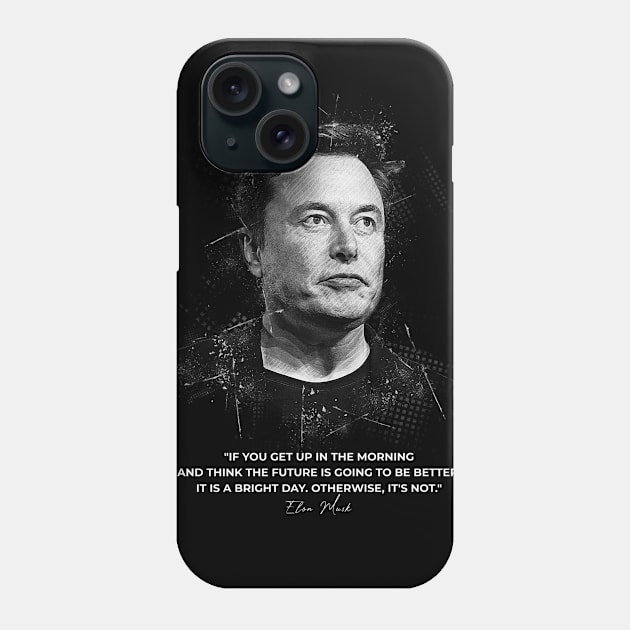 Elon Musk Phone Case by Creativedy Stuff