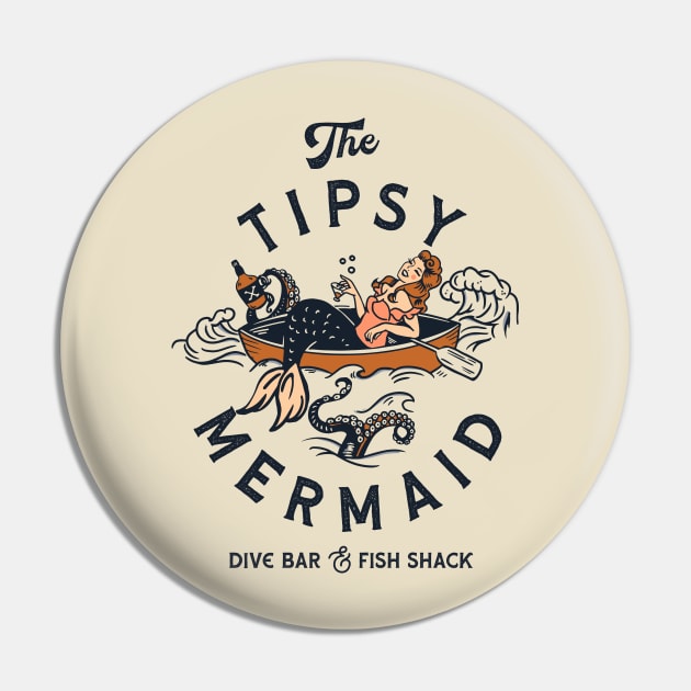 The Tipsy Mermaid Dive Bar & Fish Shack Pin by The Whiskey Ginger