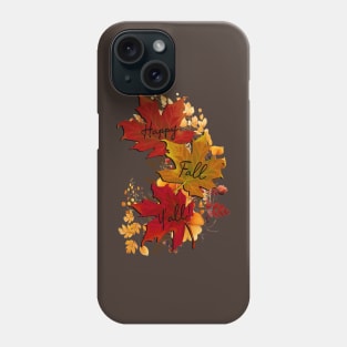 Happy Fall Y'all Autumn Leaves Phone Case