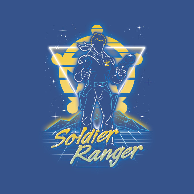 Discover Retro Soldier Ranger - Galaxy Rangers - T-Shirt