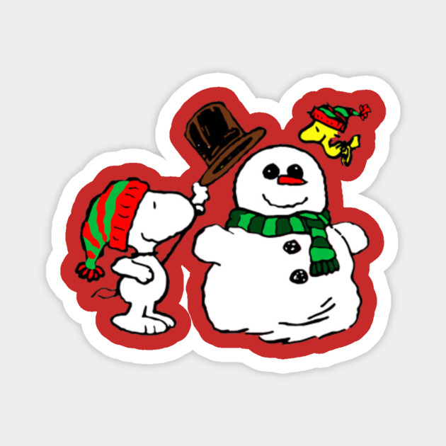 Snoopy Woodstock Christmas Snoopy Woodstock Christmas Magnet
