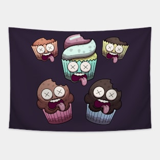 Zombie Cupcakes Tapestry