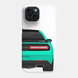 HELLCAT REAR TURQIOSE Phone Case