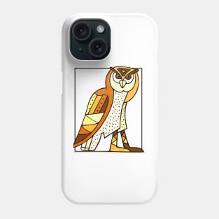 owl cubism Phone Case