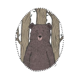 Portrait of a Bear T-Shirt