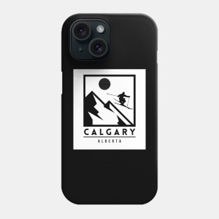 Calgary ski - Alberta Canada Phone Case