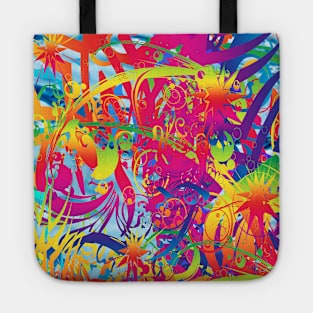 Abstract Magical Garden Tote