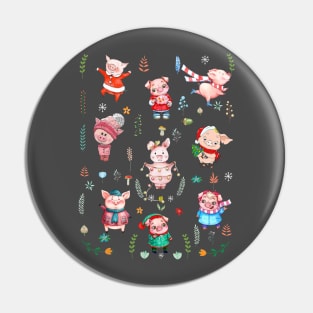 Cute Pig Design. Pin