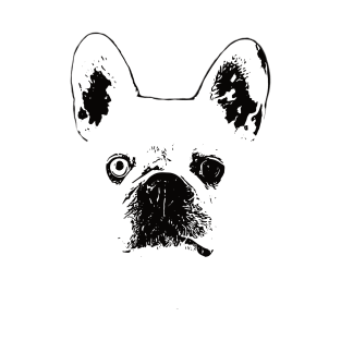 French Bulldog Face T-Shirt