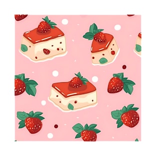 Cute Strawberry Chessecake T-Shirt