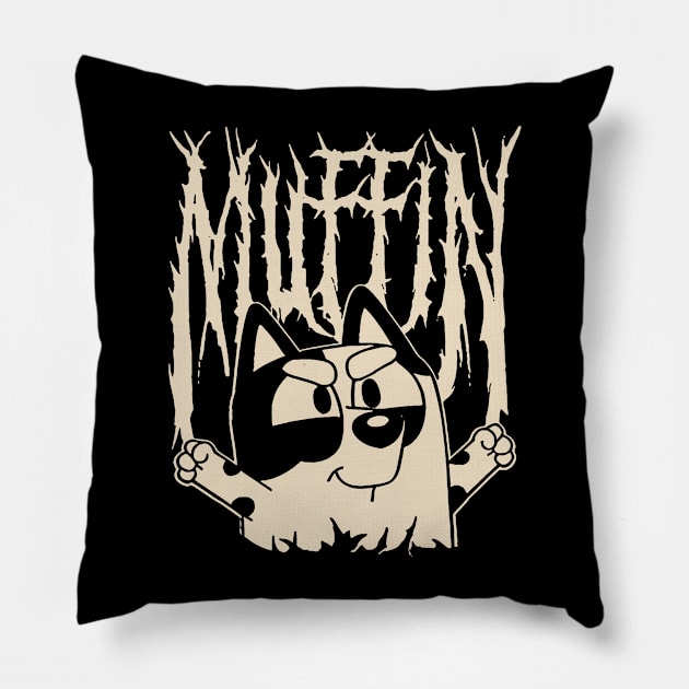 Muffin Metal Pillow by USA.DEMOCRACY