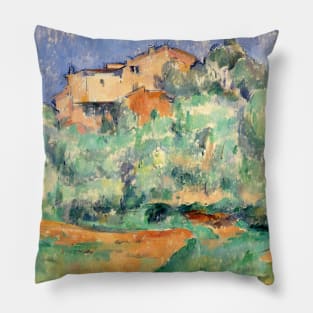 Maison de Bellevue et Pigeonnier by Paul Cezanne Pillow