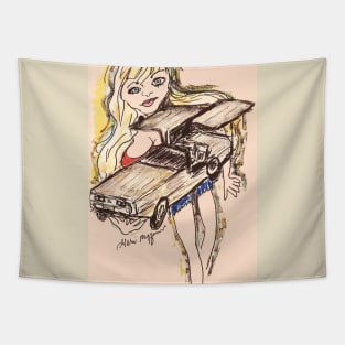 DMC DeLorean Tapestry