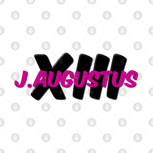 hot pink J Augustus with Black XIII by J. Augustus