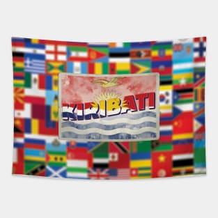 Kiribati Vintage style retro souvenir Tapestry