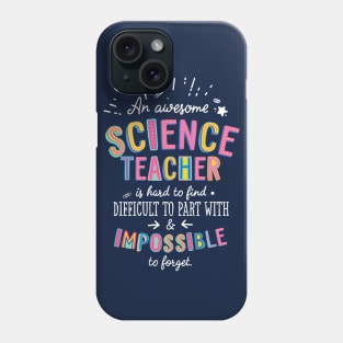 An awesome Science Teacher Gift Idea - Impossible to Forget Quote Phone Case