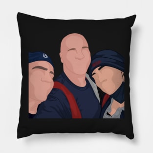 Stella, Tony & Capp | Chicago Fire Pillow