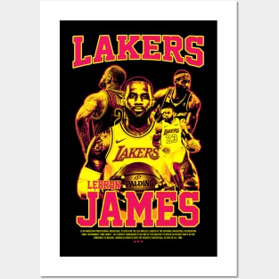 Lebron James Jersey History Poster for Sale by WalkDesigns