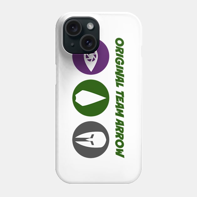 Original Team Arrow - Colorful Symbols - Hero Logos Phone Case by FangirlFuel