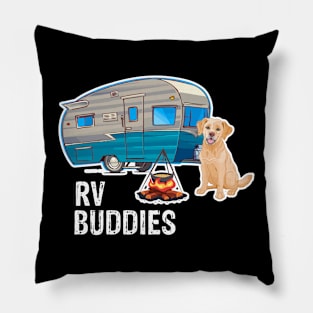 Labrador Dog Rv Buddies Pet Lovers Funny Camping Camper Pillow