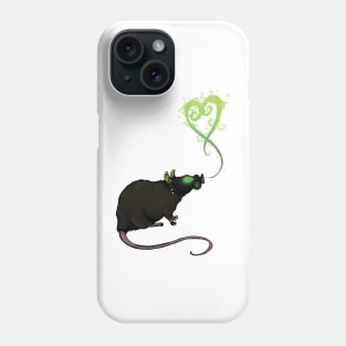 Radioactive rat Phone Case