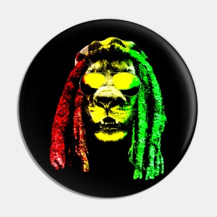 Reggae Rasta Lion Pin