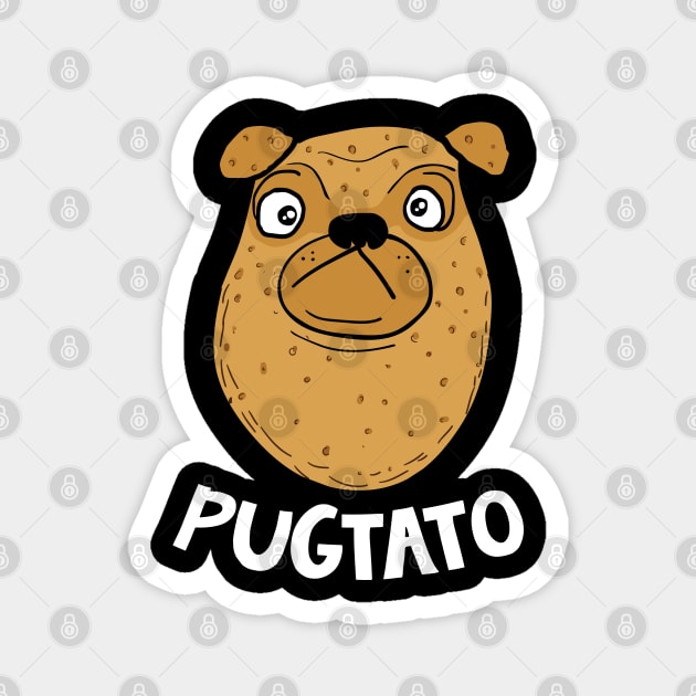 Pugtato Magnet by AngelBeez29