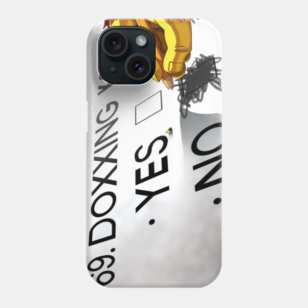 Vote "No" on Doxing Phone Case by Schmeckle