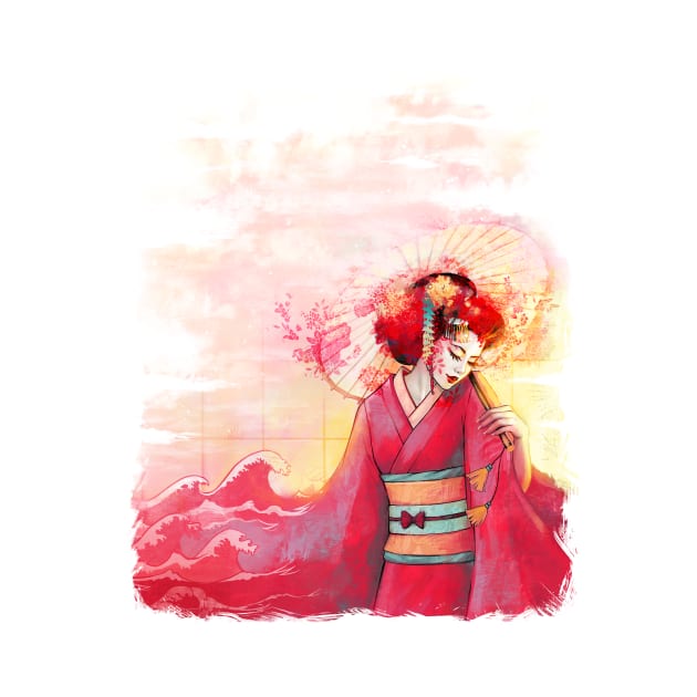 Kanagawa Geisha by SoniaMatas