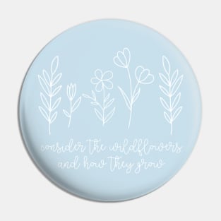 consider the wildflowers bible verse Pin