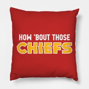 How Bout Those Chiefs? Red Pillow