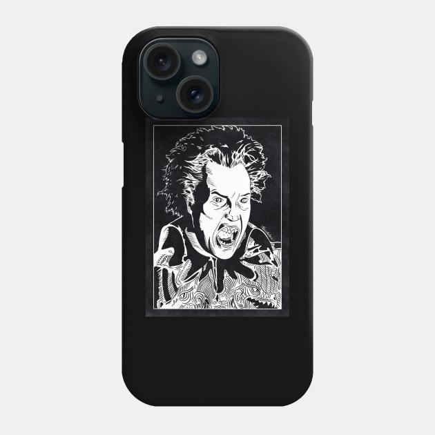 THE HEADLESS HORSEMAN - Sleepy Hollow (Black and White) Phone Case by Famous Weirdos